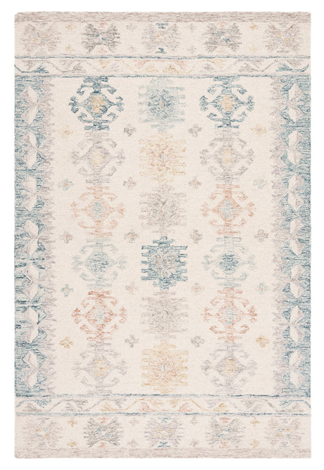 Safavieh Micro-Loop Mlp476M Ivory/Blue Rug.