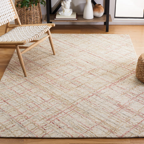 Safavieh Micro-Loop Mlp479Q Ivory/Red Rug.