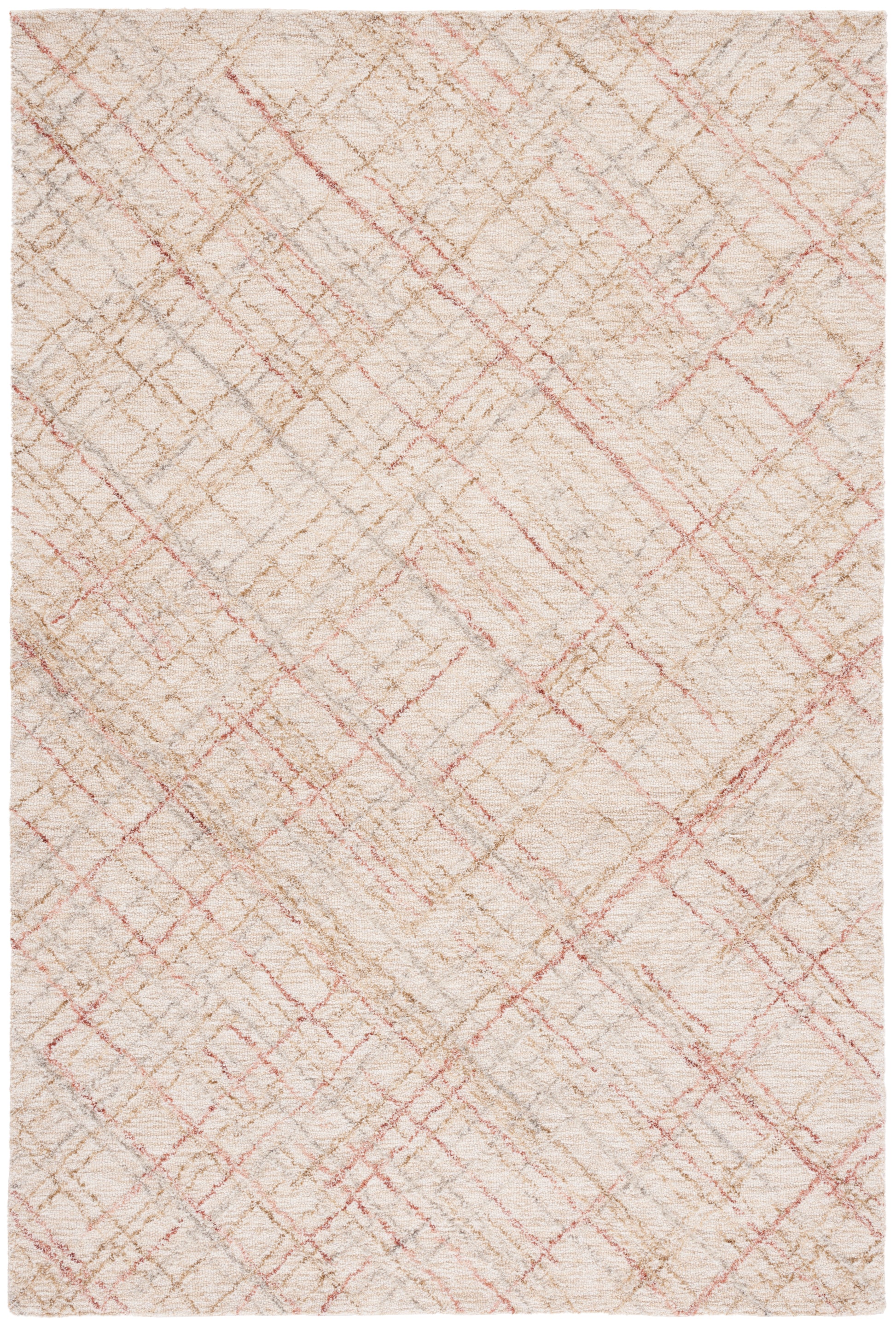 Safavieh Micro-Loop Mlp479Q Ivory/Red Area Rug