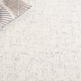 Safavieh Micro-Loop Mlp537A Ivory/Grey Rug.