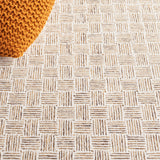 Safavieh Micro-Loop Mlp537E Taupe/Ivory Rug.