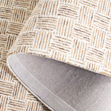 Safavieh Micro-Loop Mlp537E Taupe/Ivory Rug.