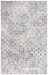Safavieh Micro-Loop Mlp537H Dark Grey/Ivory Rug.