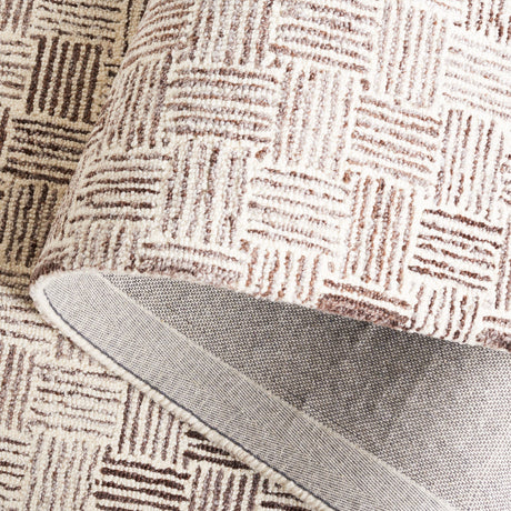 Safavieh Micro-Loop Mlp537T Brown/Ivory Rug.