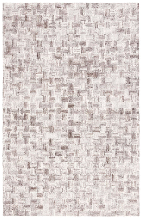 Safavieh Micro-Loop Mlp537T Brown/Ivory Rug.