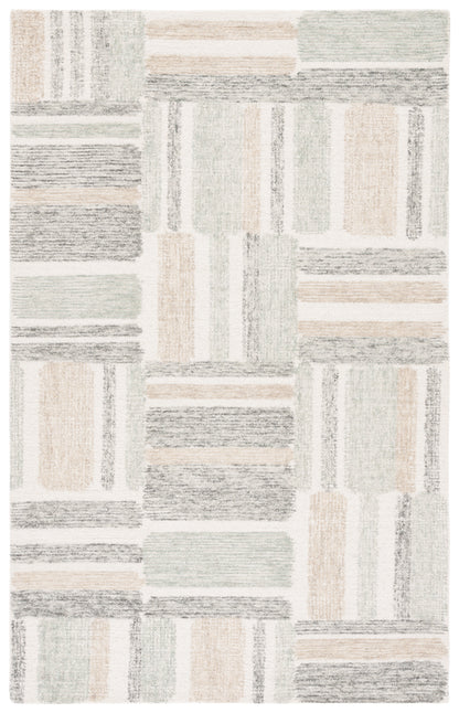 Safavieh Micro-Loop Mlp954A Ivory/Grey Area Rug