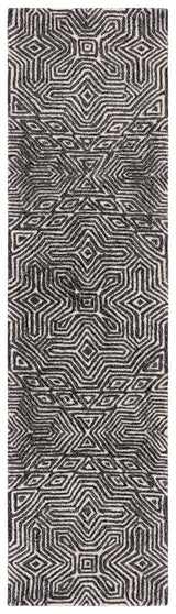 Safavieh Micro-Loop Mlp956Z Ivory/Black Rug.