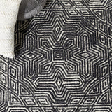 Safavieh Micro-Loop Mlp956Z Ivory/Black Rug.