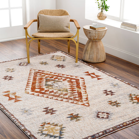 Surya Monet Mmo-2300 Pearl, Off-White, Ash, Camel, Natural, Clay Rug.