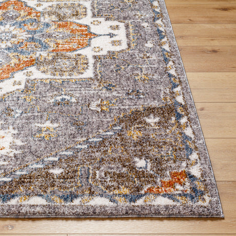 Surya Monet Mmo-2303 Grey, Sterling Grey, Sage, Pewter, Light Silver, Natural Rug.