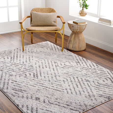 Surya Monet Mmo-2305 Light Silver, Pale Slate, Metallic - Silver Rug.