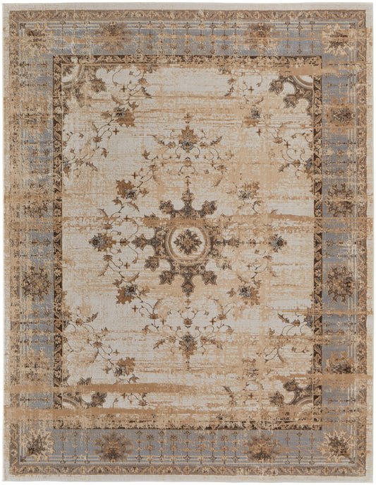 Feizy Celene Cel39Kwf Tan/Brown/Gray Area Rug