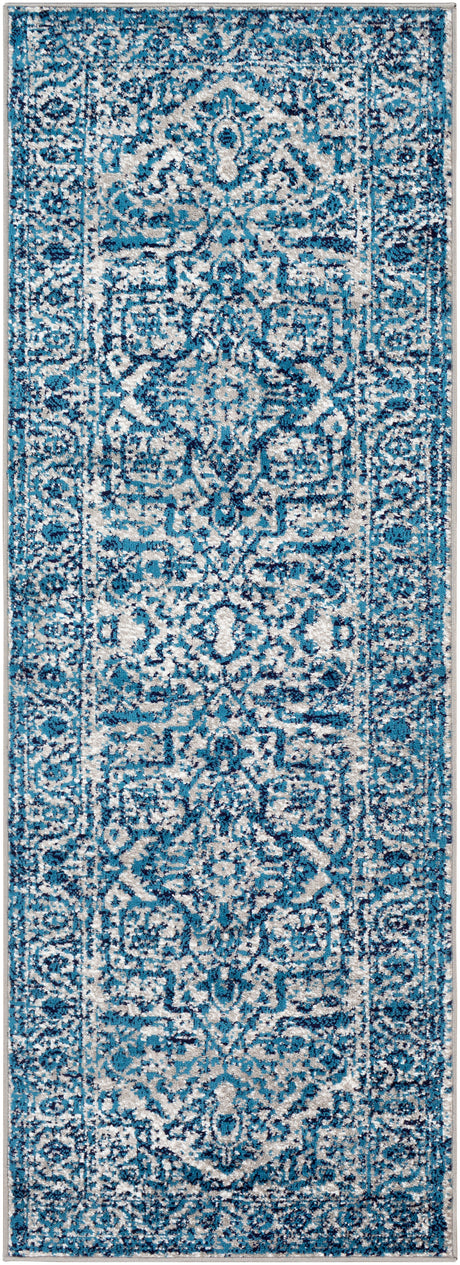 Surya Monte Carlo Mnc-2302 Blue, Light Gray, White, Navy Rug.