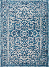 Surya Monte Carlo Mnc-2302 Blue, Light Gray, White, Navy Rug