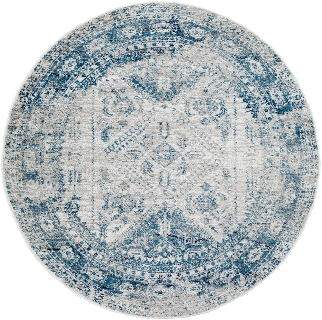 Surya Monte Carlo Mnc-2313 Blue, Light Gray, White, Navy Rug.