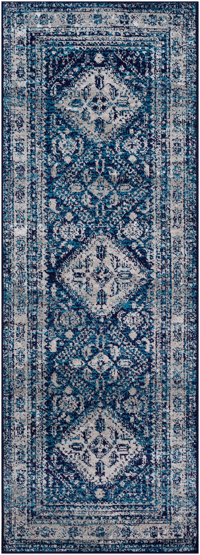 Surya Monte Carlo Mnc-2315 Navy, Light Gray, Blue, White Rug.