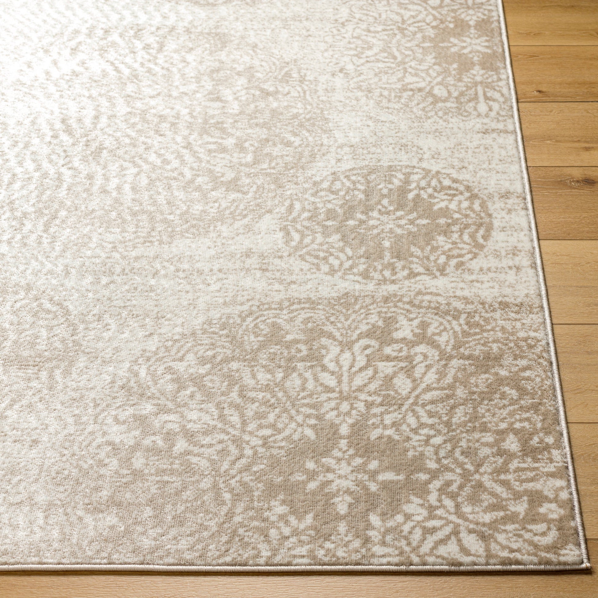 Surya Monte Carlo Mnc-2344 Light Brown, Ivory Area Rug