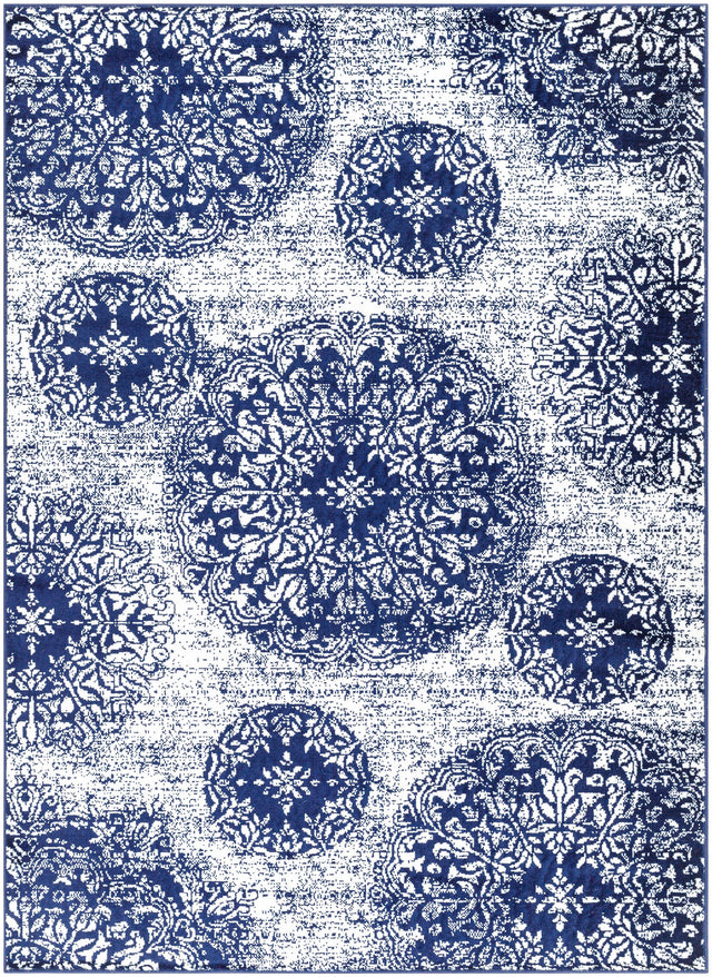 Surya Monte Carlo Mnc-2345 Dark Blue, Pale Blue Rug.