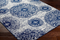 Surya Monte Carlo Mnc-2345 Dark Blue, Pale Blue Area Rug