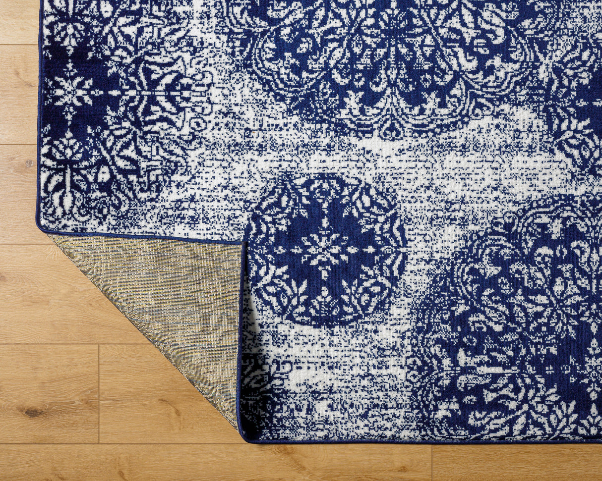 Surya Monte Carlo Mnc-2345 Dark Blue, Pale Blue Rug.