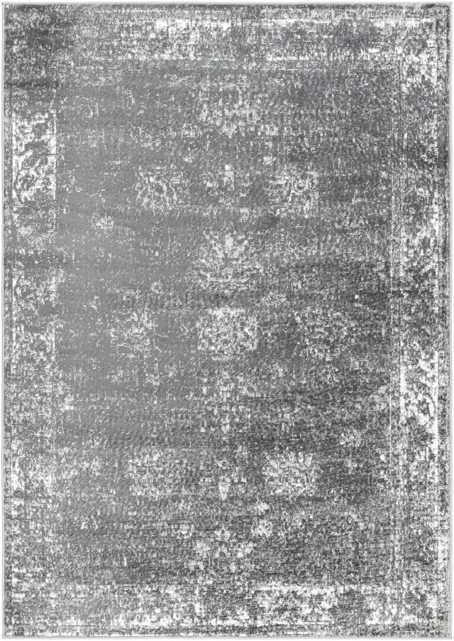 Surya Monte Carlo Mnc-2346 Charcoal, Medium Gray, Ink Blue, Cream Rug.