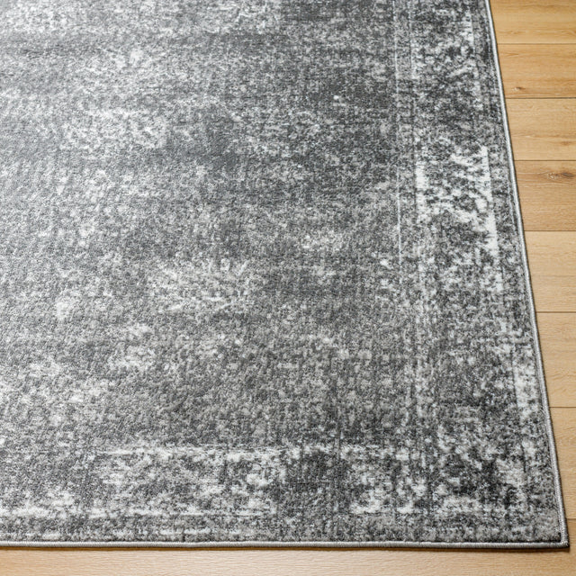 Surya Monte Carlo Mnc-2346 Charcoal, Medium Gray, Ink Blue, Cream Rug.