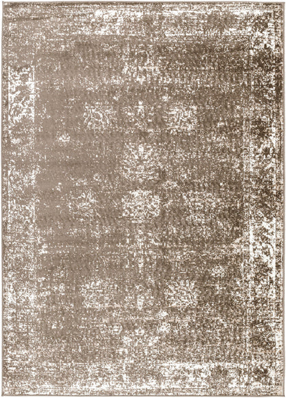 Surya Monte Carlo Mnc-2347 Charcoal, Light Brown, Dark Brown, Ivory Area Rug