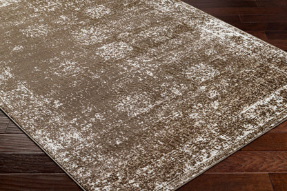 Surya Monte Carlo Mnc-2347 Charcoal, Light Brown, Dark Brown, Ivory Area Rug