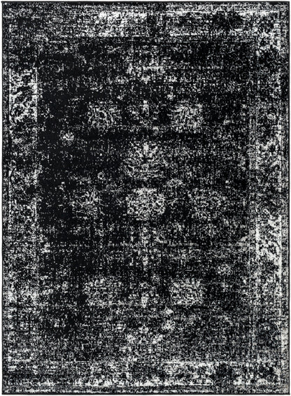 Surya Monte Carlo Mnc-2349 Black, Medium Gray, Ink Blue, Cream Area Rug