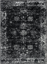 Surya Monte Carlo Mnc-2349 Black, Medium Gray, Ink Blue, Cream Area Rug