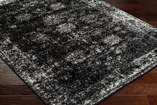 Surya Monte Carlo Mnc-2349 Black, Medium Gray, Ink Blue, Cream Rug.