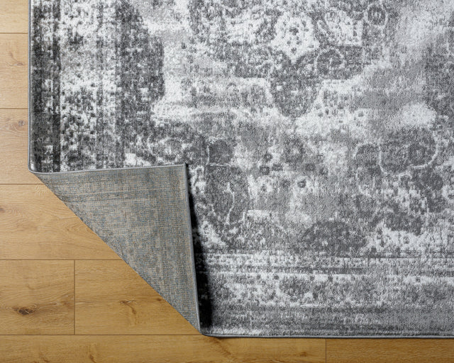 Surya Monte Carlo Mnc-2351 Ink Blue, Cream, Medium Gray, Charcoal Rug.