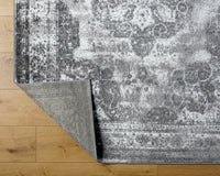 Surya Monte Carlo Mnc-2351 Ink Blue, Cream, Medium Gray, Charcoal Area Rug