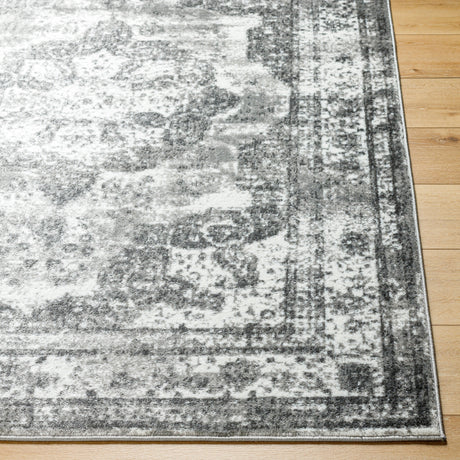 Surya Monte Carlo Mnc-2351 Ink Blue, Cream, Medium Gray, Charcoal Rug.