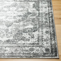 Surya Monte Carlo Mnc-2351 Ink Blue, Cream, Medium Gray, Charcoal Area Rug