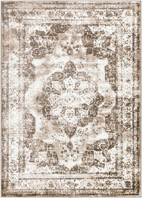 Surya Monte Carlo Mnc-2353 Dark Brown, Ivory, Light Brown, Charcoal Rug.