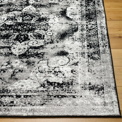 Surya Monte Carlo Mnc-2354 Ink Blue, Black, Medium Gray, Cream Area Rug