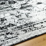 Surya Monte Carlo Mnc-2354 Ink Blue, Black, Medium Gray, Cream Rug.