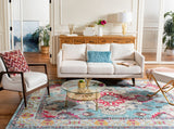 Safavieh Monaco Mnc243J Light Blue/Fuchsia Rug