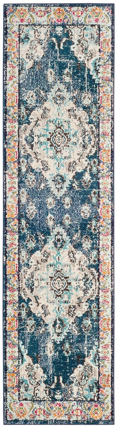 Safavieh Monaco Mnc243N Navy/Light Blue Rug