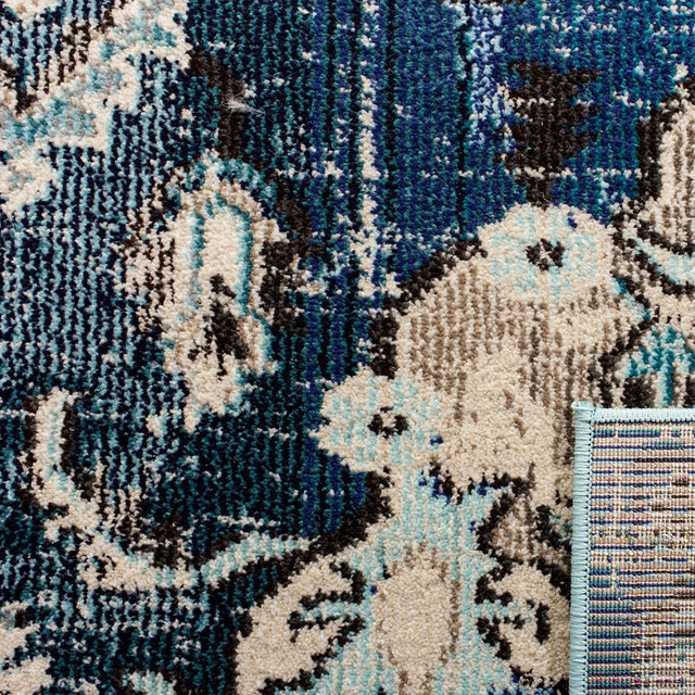 Safavieh Monaco Mnc243N Navy/Light Blue Rug