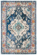 Safavieh Monaco Mnc243N Navy/Light Blue Rug