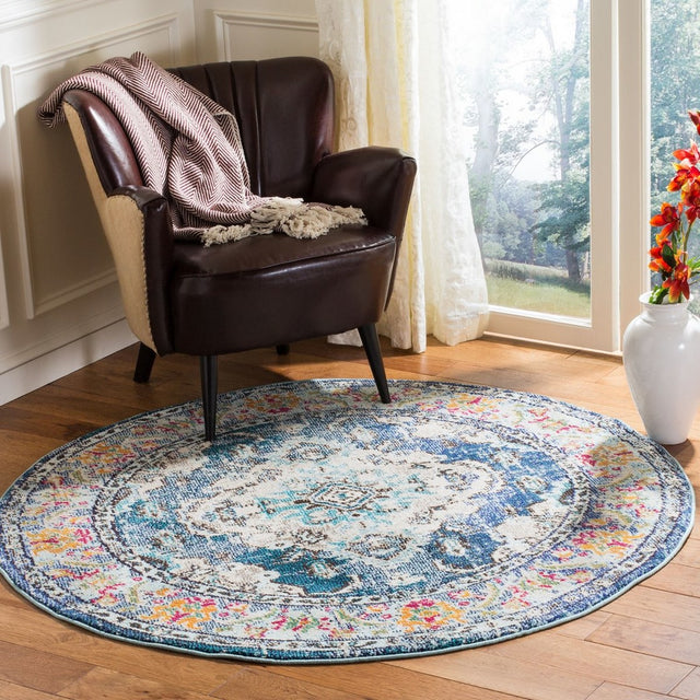Safavieh Monaco Mnc243N Navy/Light Blue Rug