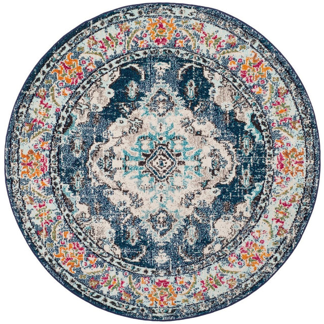 Safavieh Monaco Mnc243N Navy/Light Blue Rug