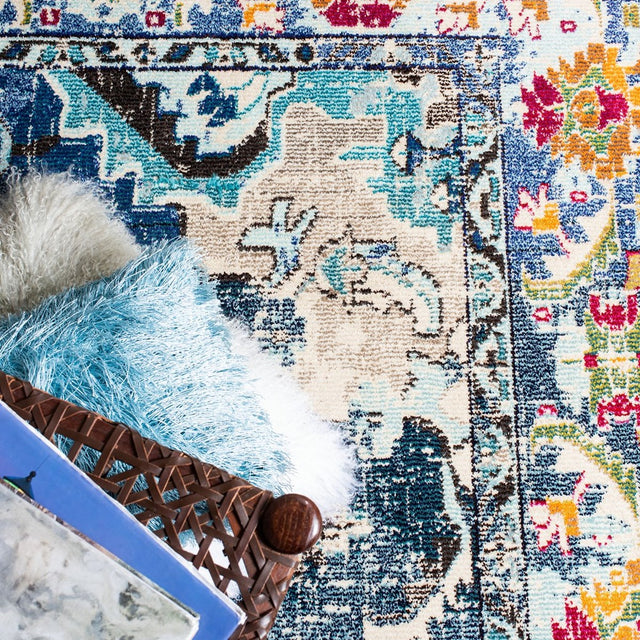 Safavieh Monaco Mnc243N Navy/Light Blue Rug