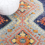 Safavieh Monaco Mnc278P Rust/Multi Rug.