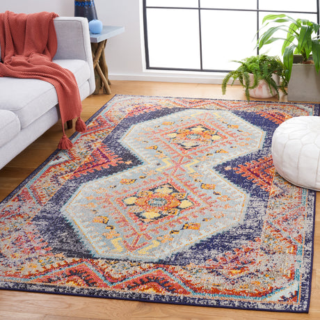 Safavieh Monaco Mnc278P Rust/Multi Rug.