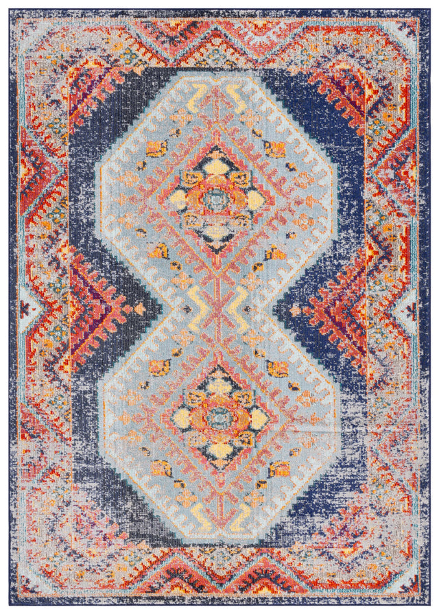Safavieh Monaco Mnc278P Rust/Multi Rug.