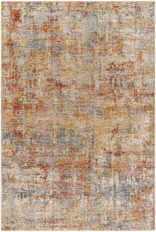 Surya Mona Lisa Mni-2301 Tan, Light Sage, Mustard, Dark Blue, Rust, Sage Area Rug