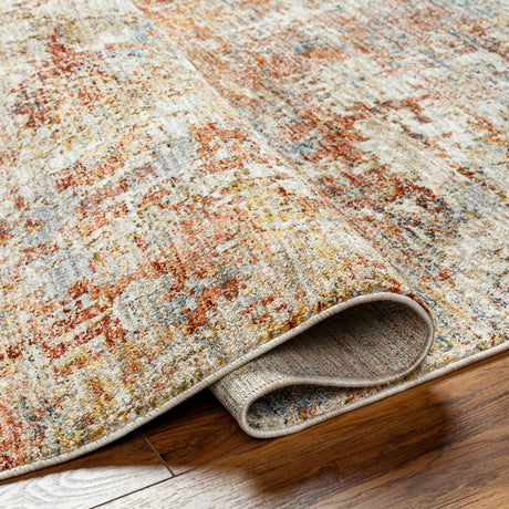 Surya Mona Lisa Mni-2301 Tan, Light Sage, Mustard, Dark Blue, Rust, Sage Rug.